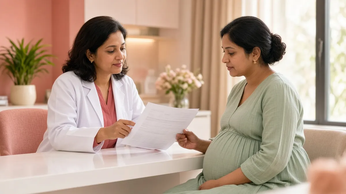 Anemia in pregnancy counselling with Dr. Prithivi Perum at Mathrutva Women Healthcare, Manikonda, Hyderabad