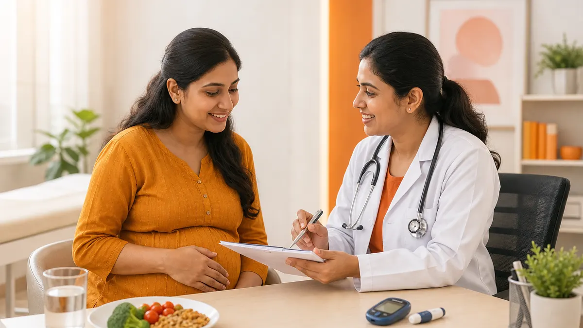 Gestational diabetes pregnancy care by Dr. Prithivi Perum, Manikonda, Hyderabad