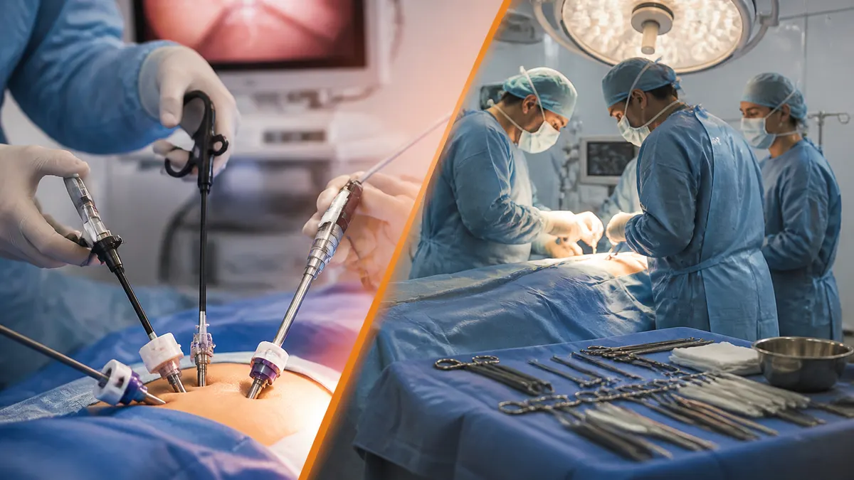 Laparoscopic vs open gynecologic surgery explained by Dr. Prithivi Perum, Hyderabad